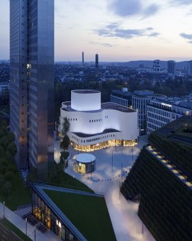 bâtiment du Düsseldorf Schauspielhaus