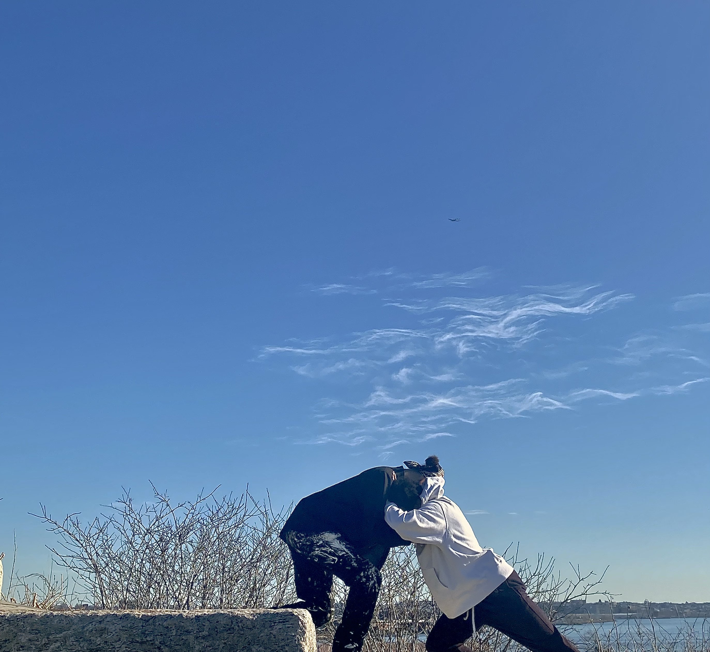 Two dancers outdoor