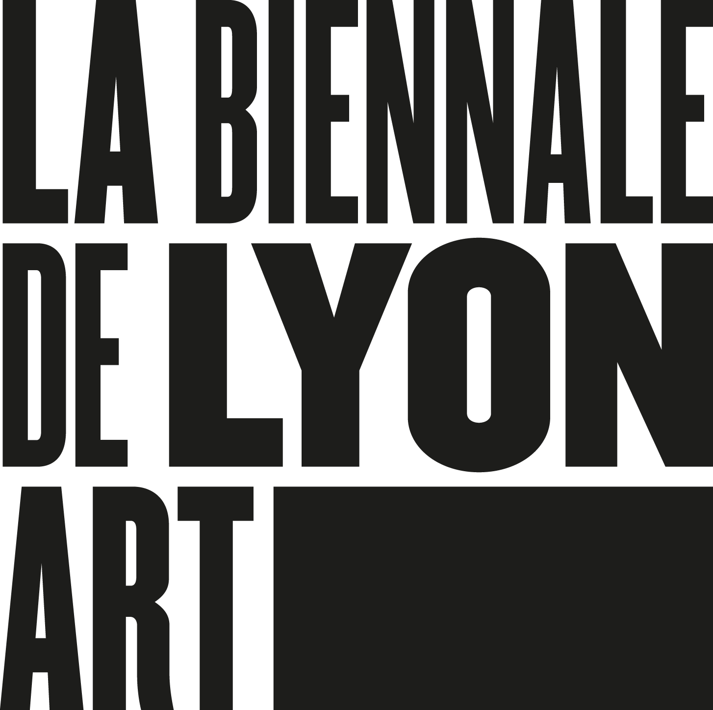 Logo of the 17th Contemporary Art Lyon Biennale