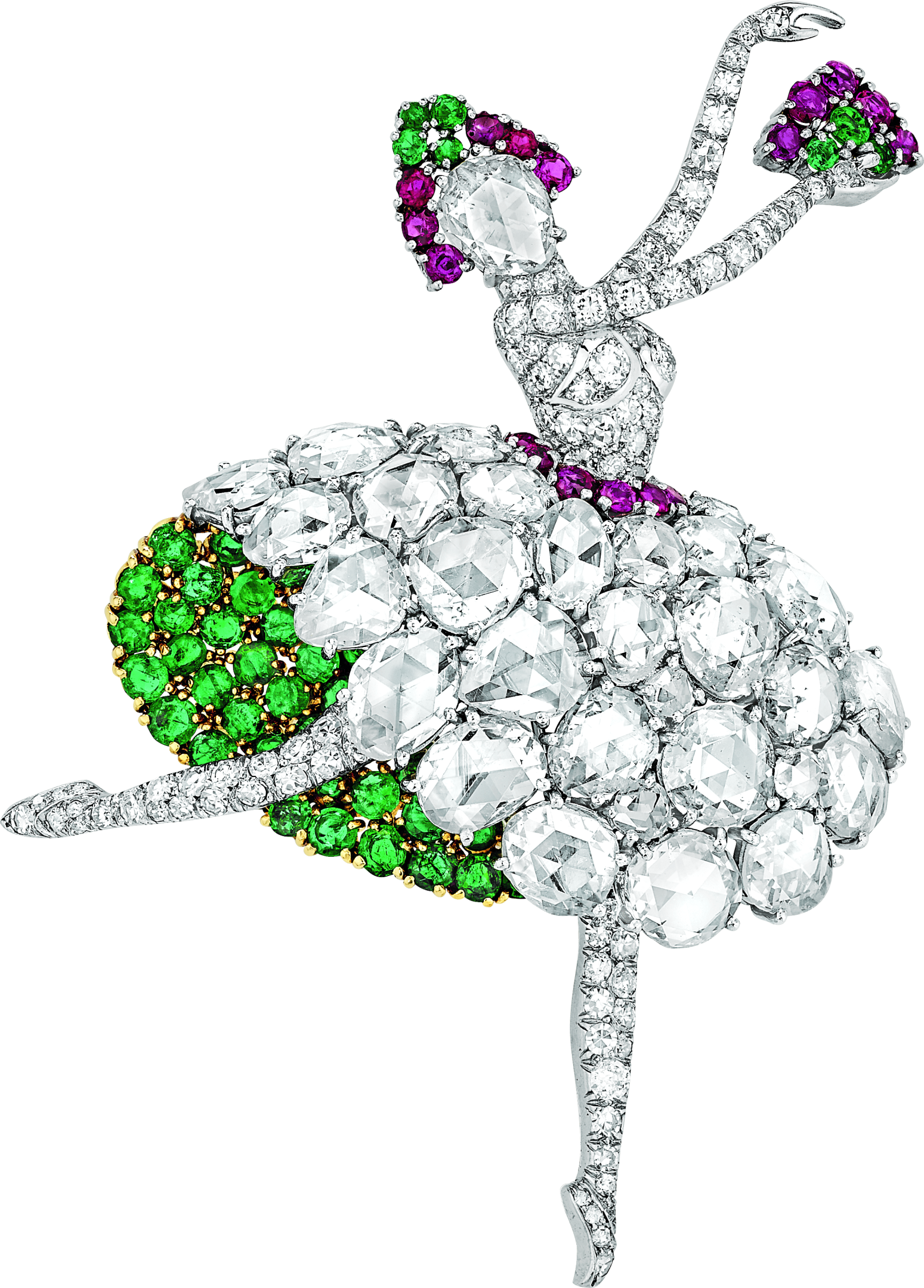 Clip Danseuse de Van Cleef & Arpels représentant une ballerine en diamants