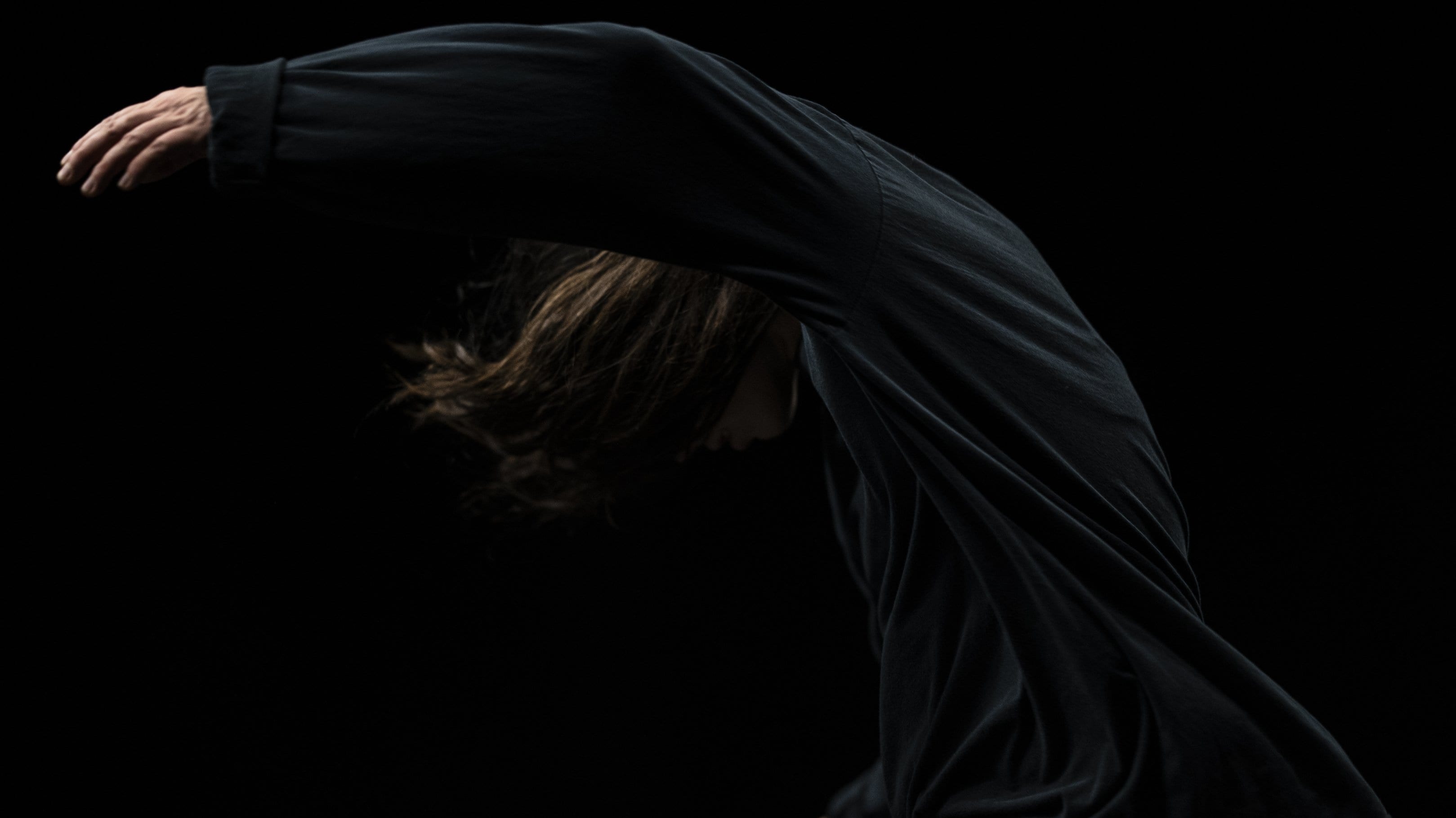 close shot of a dancer on stage 