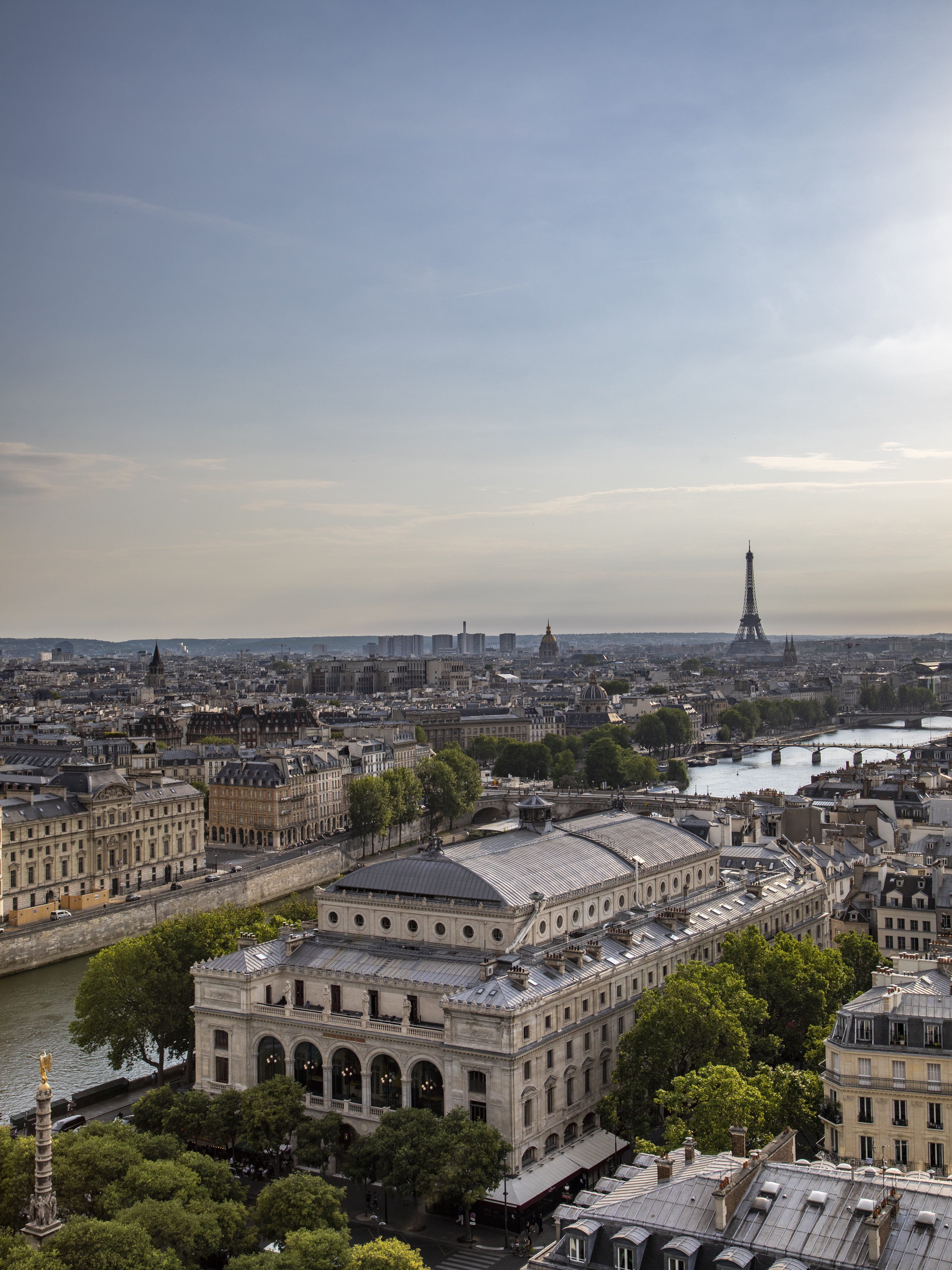 Aerial vue of theatre du chatelet