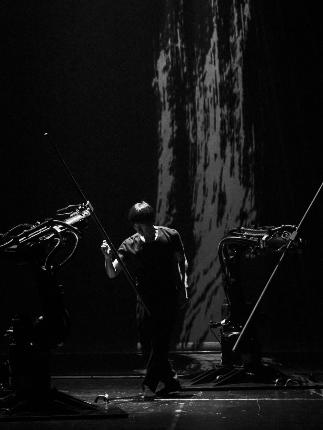 Huang Yi sur scène.